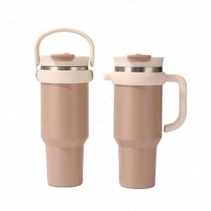 Offre Spéciale – Gobelet Isotherme Portable en Acier Inoxydable de 40 oz avec Poignée – Grande Capacité pour Voyage et Camping - Product Image 4