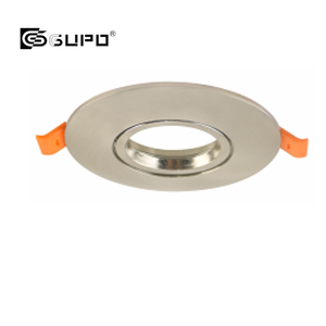Foco Empotrable Fijo GUPO GU5.3 <span class=keywords><strong>MR16</strong></span> <span class=keywords><strong>GU10</strong></span>, Exterior Blanco con Reflector de Cobre para Módulo de Foco - Product Image 1