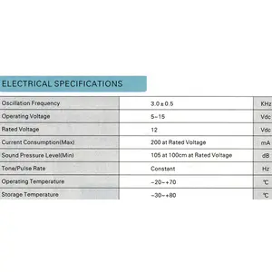 קטן וקל! קוטר 56.5mm 12V מכירה לוהטת אופנה סיטונאי מעורר זמזם Piezo אלחוטי מוצק רכיב