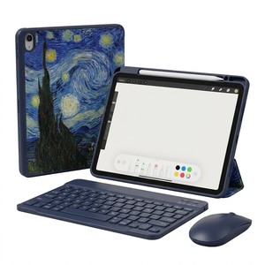 Étui pour tablette en marbre imprimé artistique personnalisé pour <span class=keywords><strong>iPad</strong></span>, finition brillante tendance, coque de protection, design créatif pour artistes et designers - Product Image 4