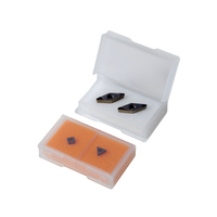Boîte à outils portable en plastique transparent étanche avec mousse, emballage premium, anti-poussière pour boîtes de lames diamantées CBN