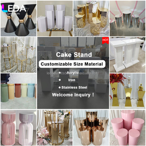 LEDA Accesorios para Fiestas y Eventos, Caja <span class=keywords><strong>Blanca</strong></span> para Cannoli, Soporte Acrílico <span class=keywords><strong>Colgante</strong></span> para Mesa de Postres Portátil para Bodas - Product Image 6