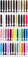 Extension Capillaire Tressée Fujia Africaine Couleur Pure 165g 82 Pouces en Fibre Synthétique Ultra Expression Résistante à la Chaleur