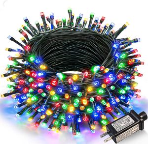 Guirnalda de <span class=keywords><strong>Luces</strong></span> LED de Navidad de 800 <span class=keywords><strong>Luces</strong></span> con Temporizador y Función de Memoria, 8 Modos, Cable Verde, Interior/<span class=keywords><strong>Exterior</strong></span>, Resistente al Agua con Clasificación IP44 - Product Image 4