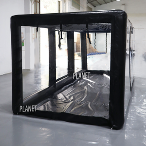 Couverture de voiture géante portable hermétique pour l'extérieur, abri de garage, tente gonflable, vitrine de voiture pour voiture - Product Image 4