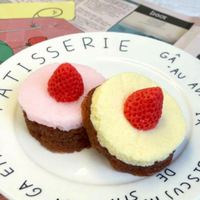 Jouet anti-stress en TPR en forme de gâteau à montée lente, vente en gros, en stock, pour enfants et adultes, idéal pour le divertissement et les fêtes