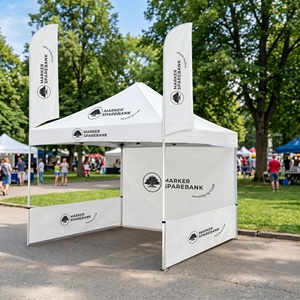Carpa de catering para exteriores con impresión personalizada, puesto de comida, gazebo, stand para eventos, festivales, mercados y ferias - Product Image 1