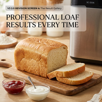 Máquina para Hacer Pan Árabe Automática Honeyice con Báscula Digital Integrada y Dispensador de Levadura, Máquina Profesional para Panadería Casera