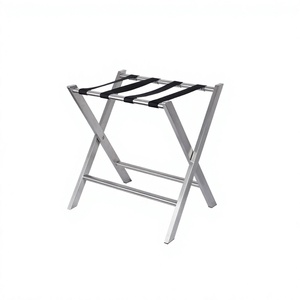 Handmade Stainless Steel Luggage Rack Prime Quality Customized Size Folding Luggage Rack For Guest Room And Hotel Use - Product Image 1