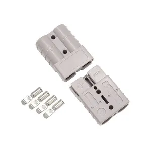 50A tipo conector 2 Pin 50A/120A/175A/350A 600V alta atual cinza bateria de carregamento Conectores de alimentação