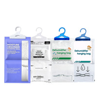 Fournisseur de sacs de déshumidification jetables avec logo personnalisé, absorbeur d'humidité pour placard