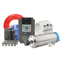 Hong Yang Wassergekühlte Motorspindel GDZ-80-24R/2.2F BT30/BT40 mit Lagerpumpen-Kit für Graviermaschinen, 2,2 kW, 0-24000 U/min, 400 Hz