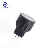 Lt108 lâmpada led mr8 2.5w, substituição para mini lâmpadas de halogênio 20w 12v, base de dissipação de calor de alumínio para iluminação ao ar livre