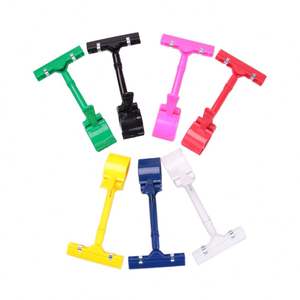 Étiquettes promotionnelles portables colorées en plastique transparent pour boissons, déchets, aliments, bonbons, vêtements, prix - Vente en gros - Product Image 1