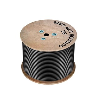 Cat6 Outdoor Network <b>Cable</b> 305m 0.58mm Pure Copper Unshielded PVC Jacket <b>For</b> Structured Cabling - Product Image 2