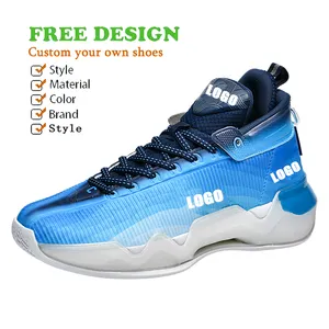 Logo markalaşma ile özel etiket sepet ayakkabı Sneakers orijinal Oem erkek özelleştirilmiş basketbol ayakkabıları