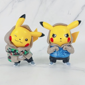 Set de 6 Figuras de Acción de PVC de 10 cm de Pikachu Cosplay Super Saiyan, Figuras de Acción de Pokémon para Decoración - Product Image 4