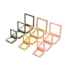 กล่องใส่เครื่องประดับทรงสี่เหลี่ยมสำหรับกำไลและแหวน; กล่องโชว์แบบลอยได้ PE; กล่องเก็บอุปกรณ์ทำเล็บ; กล่องของขวัญสำหรับกำไล; โลโก้สั่งทำได้ - Product Image 1