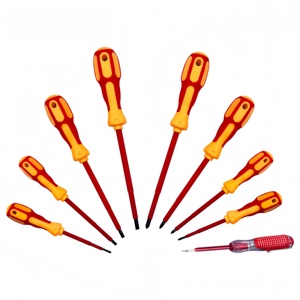 Nouveauté : Jeu de tournevis isolés 9 en 1 avec embouts magnétiques pour bricolage, électricien et réparation à domicile (OEM) - Product Image 3