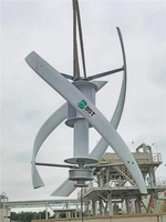 220V AC 10kw triphasé X Type éolienne à axe vertical à faible bruit utilisation industrielle puissance nominale 10000W