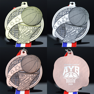 Médaille <span class=keywords><strong>de</strong></span> compétition <span class=keywords><strong>de</strong></span> basketball ancienne en alliage <span class=keywords><strong>de</strong></span> zinc, placage métallique, impression UV, médaille d'honneur pour événement <span class=keywords><strong>de</strong></span> basketball, cadeaux <span class=keywords><strong>de</strong></span> bienvenue - Product Image 1