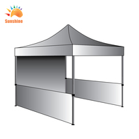 Tentes Soleil pour Événements, Auvent Personnalisé, Tentes d'Événement Extérieures, Petite Tente Pliante Pop-up 1,5x1,5m de Haute Qualité pour Salons Professionnels, Imperméable