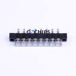 KF58HM-10.0-8P Barrier Terminal Block Through hole Component (THT),P=10mm Connector With Cover Plate 10mm 1x8P Straight Pin - Product Image 1