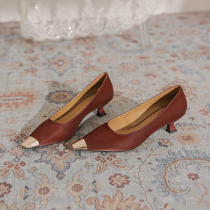 Zapatos de Tacón Grueso para Mujer, Zapatos de Tacón Alto para Fiestas, Bodas, Oficina, Eventos Casuales y Nocturnos, Zapatos de Vestir Cómodos - Product Image 2