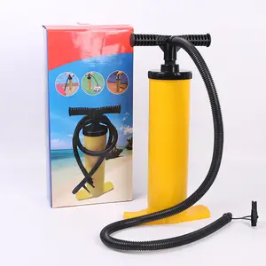 High Volume Dual Action Swimming Pool Inflatable Toys Air Hand Pump 4 PSI 4 Liter Yellow Middle Size Pump