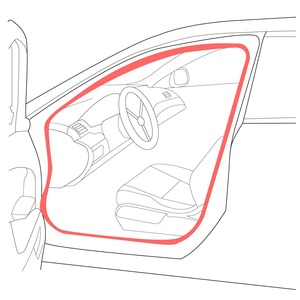 72315-T4N-H01 72355-T4N-A01 ยางขอบ<span class=keywords><strong>ประตู</strong></span>หน้าสำหรับ Honda JADE 2014-2018 ยางกันลมขอบประตู<span class=keywords><strong>รถ</strong></span>ยนต์ - Product Image 3