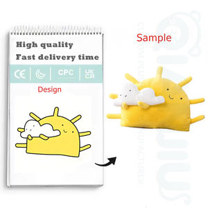 Oreiller nuage Kawaii dessin animé soleil lune goutte de pluie design créatif coussin en <span class=keywords><strong>peluche</strong></span> avec remplissage en coton PP pour machines à griffes - Product Image 1