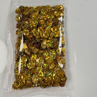 Paillettes laser colorées à base d'argent 6mm concaves pour DIY, couture, perles lâches, accessoires de vêtements et bijoux