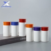 Bouteille en plastique vide de qualité pharmaceutique pour pilules, médicaments, vitamines, capsules, avec logo personnalisé, 200 ml, 250 ml