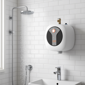 Calentador de Agua Eléctrico Instantáneo Vevor Mini-Tank de 2.5 Galones y 1440W, Montado en Pared, con Control de Perilla - Product Image 2