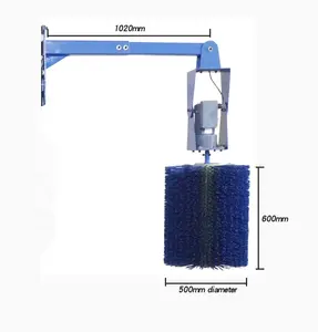מברשת לניקוי גוף פרה לציוד חקלאות מברשת פרה עם ראש מברשת מסתובב אוטומטי
