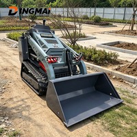Chargeuse compacte multifonctionnelle sur chenilles pour la construction, moteur hydraulique haute efficacité 17KW, pour la construction d'infrastructure