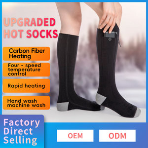 Chaussettes <span class=keywords><strong>chauffantes</strong></span> électriques intelligentes Hi-Tech à batterie Li-polymère pour homme et femme, idéales pour le <span class=keywords><strong>ski</strong></span> et le quotidien en hiver - Product Image 2