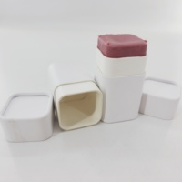 Tube de papier d'emballage de déodorant de carton de conteneurs d'emballage de déodorant de forme carrée biodégradable faite sur commande écologique naturel