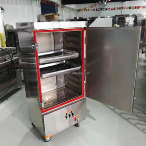 Vaporera de Arroz de Una Puerta con Encendido Electrónico de Panal, para <span class=keywords><strong>Gas</strong></span> Natural/<span class=keywords><strong>Gas</strong></span> Licuado, 48 Placas, Vaporera de Doble Puerta, Fábrica de Shanghái - Product Image 2