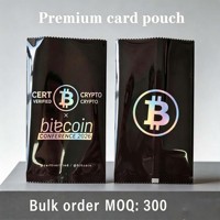 Sacs en polypropylène laminé OPP personnalisés, emballage de cartes à collectionner avec fermeture thermique de sécurité, petite pochette imperméable en Mylar, vente en gros d'usine
