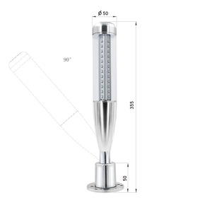 Feu de signalisation LED tricolore OJ-Q4, Feu indicateur pliable, Feu tricolore monocouche, Produit authentique du fabricant - Product Image 3