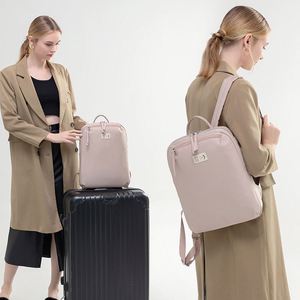 Sac à dos pour ordinateur portable grande capacité personnalisé pour femme, imperméable, en polyester Oxford, avec bretelles arquées, pour affaires, voyages et école - Product Image 3