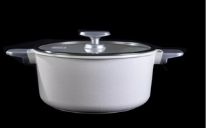 <span class=keywords><strong>Olla</strong></span> Antiadherente <span class=keywords><strong>de</strong></span> <span class=keywords><strong>Aluminio</strong></span> MGC <span class=keywords><strong>de</strong></span> Diseño Europeo con Tapa <span class=keywords><strong>de</strong></span> Vidrio y Fondo <span class=keywords><strong>de</strong></span> Inducción con Revestimiento Cerámico, Apta para <span class=keywords><strong>Horno</strong></span> - Product Image 2