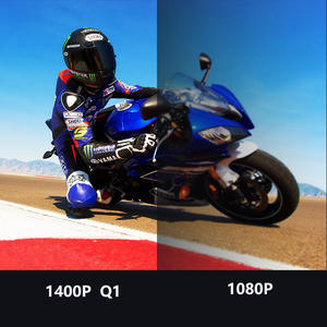 <span class=keywords><strong>Cam</strong></span>éra de tableau de bord <span class=keywords><strong>moto</strong></span> transfrontalière 1440P HD 2K 170° DC12V Anti-tremblement Étanche WIFI Fixation guidon ou <span class=keywords><strong>casque</strong></span> 365 jours - Product Image 3