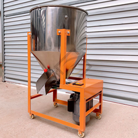 Mélangeur industriel haute performance pour le mélange de poudres, de céréales et d'aliments pour animaux dans les exploitations agricoles et les usines de transformation des aliments.