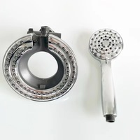 Douche à main OEM personnalisée deux-en-un avec LED, effet pluie, chromée, moderne, surpuissante et multifonctionnelle