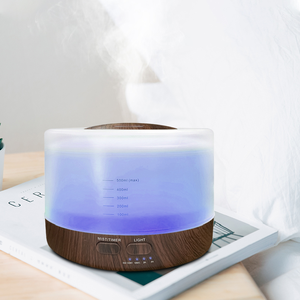 Lámpara Led ultrasónica para aromaterapia, humidificadores de niebla fría para bebés, para dormitorio, Control remoto, música, difusor de aceite esencial - Product Image 3