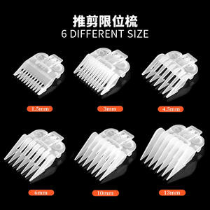 หวีรองตัดผม YB-310-2 สีขาว ทำจากพลาสติก ปรับระดับได้ สำหรับอุปกรณ์เสริมปัตตาเลี่ยนตัดผมในร้านเสริมสวย ขนาดใหญ่ - Product Image 3