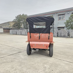 Newest Popular 5 Seats Chinese Electric Classic Car Orange Vintage Sightseeing Vehicle 4 <b>Wheels</b> Customized Size for Sale - Product Image 1