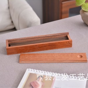 Caja de Almacenamiento de Madera Maciza Rectangular, Joyero con Cierre de Latón para Sala de Estar, Organizador Decorativo - Product Image 4